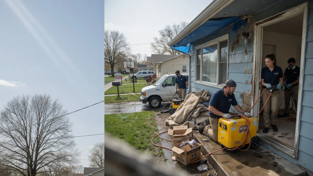 Basement Flood Cleanup in Zanesville, IN near me